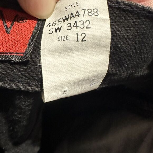 Sasson Vintage Modern Basics Women's Faded Black Denim Jeans 12 W30 L28 - Picture 6 of 6